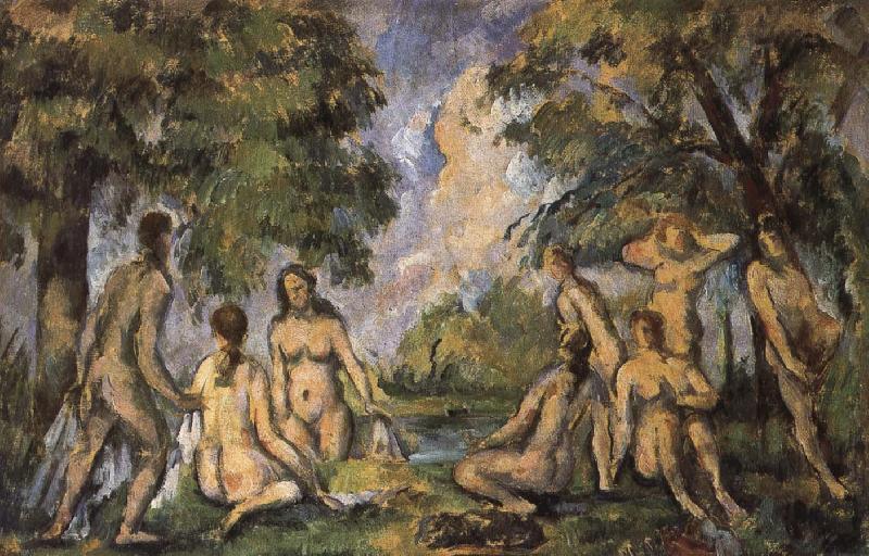 Paul Cezanne Bath De